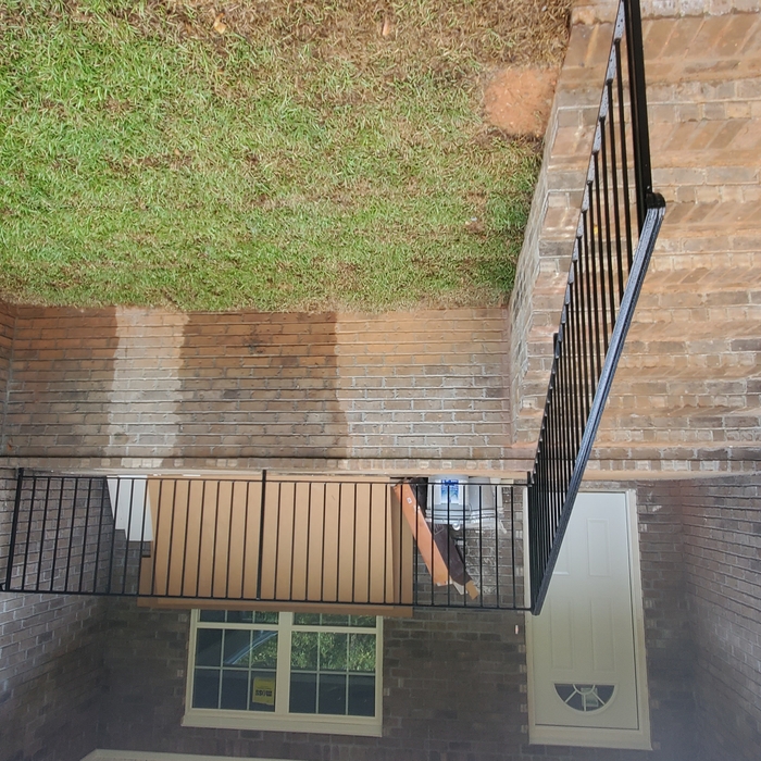Iron handrails