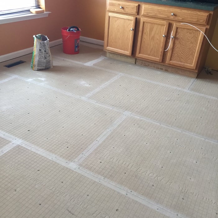 Prepping for new floor