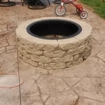 4 Brick Custom Fire Pit