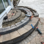 Patio Being Repaired