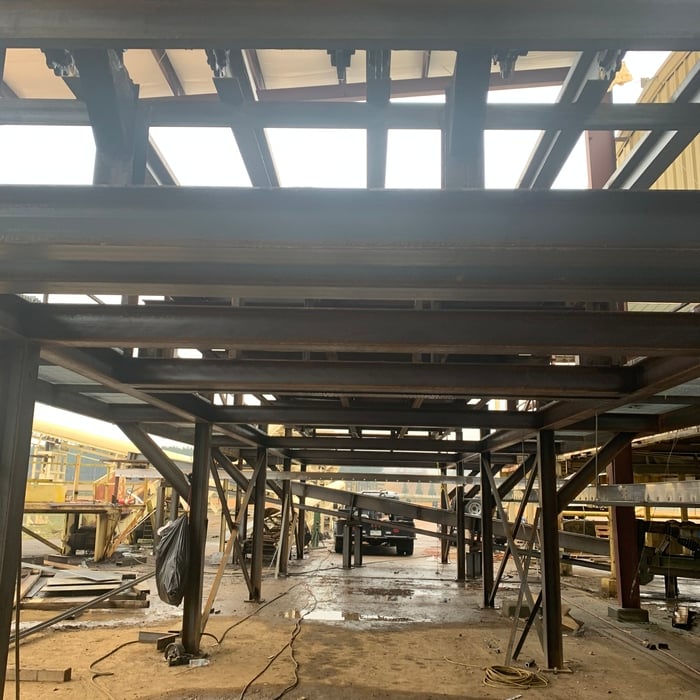 Elevated structure platform