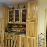 Dining Room Hutch adjacent to Hickory Kitchen