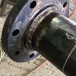 4" pipe weld