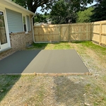 Backyard Concrete Patio's