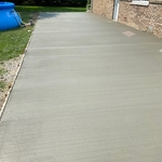 Backyard Concrete Patio's