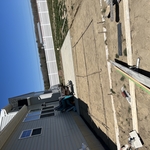 Concrete patio adition