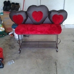 Custom bedroom bench