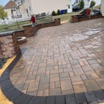 techo bloc patio installation
