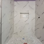 Tile shower