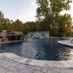 Pool Waterfall Pavers