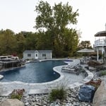 Pool Waterfall Pavers