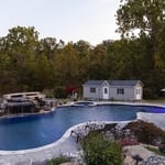 Pool Waterfall Pavers