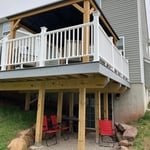 Project view from yard