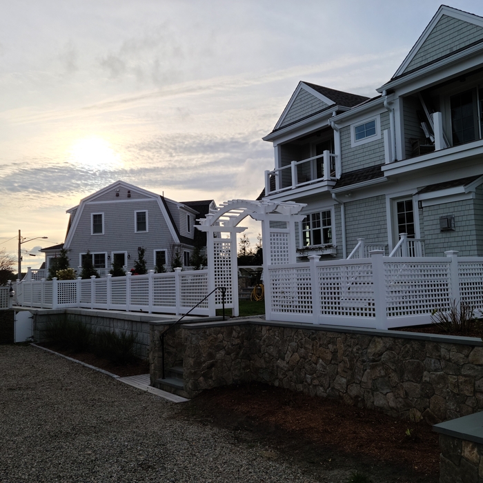 Fence by the ocean