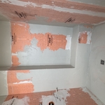 Membrane before tile