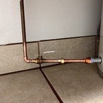 New water heater valve