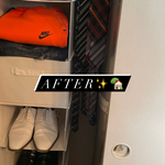 His Side Closet Organization