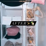 Her Side Closet Organization