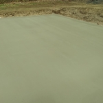 Concrete pad