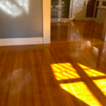 That is a shiny floor!