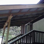 Finished awning