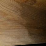 Wood Beam Before and After Cleaning