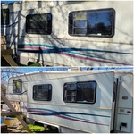 Pullout side on the rv