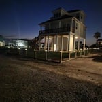 All lit up