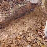 Digging out Wall