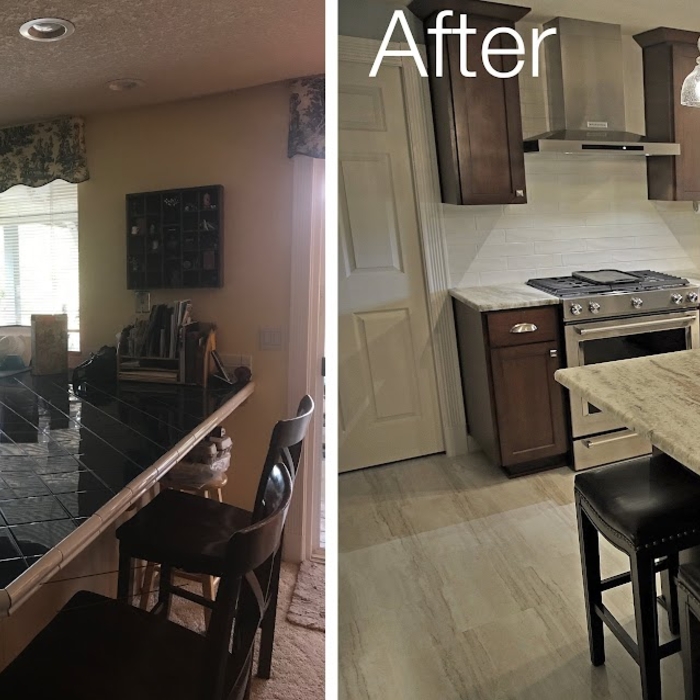 3cm Fantasy Brown kitchen
