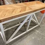 Custom Oak Sofa Table