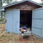 Outside of Storage Building