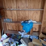 Inside of Storage Building