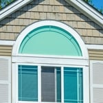 Arched picture windows