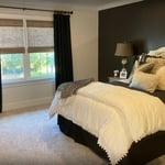Natural Shades in a Guestroom