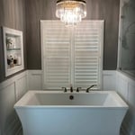 Shutters Accent This Luxury Bath