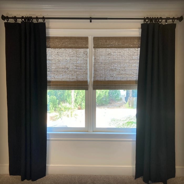 Simple Side Panels Accent Natural Shades