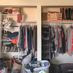 Double Closet Organization