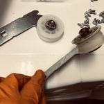 Broken Idler Pulley