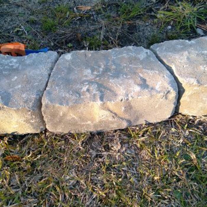 concrete border blocks