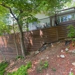 Completely remodeled deck