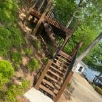 Completely remodeled deck