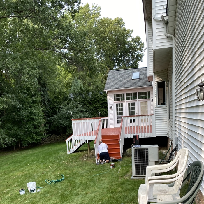 Deck with 2 colors