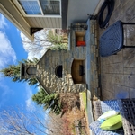 Stamped Concrete/Hearth w/pizza oven
