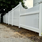White Vinyl Fence