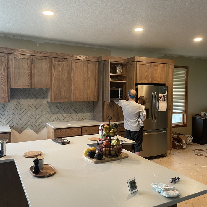 Towards kitchen