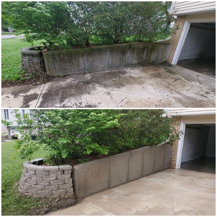 Driveway Pressure Washing