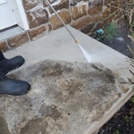 Front Patio Cleaning