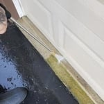 Washing Around Garage Doors