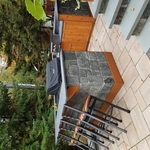 Outdoor Kitchen built using Adirondack thin stone veneer granite and granite counter top. These projects are always fun and the options are almost limitless!